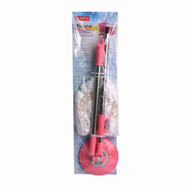 Alat Pel Lantai Mop Lion Star BM-51 Livina Spin Mop Handle Set (2) Alat Pel Lantai Mop Lion Star BM-51 Livina Spin Mop Handle Set Ukuran Ø 165 x H 1200 mm | Raja Plastik Indonesia