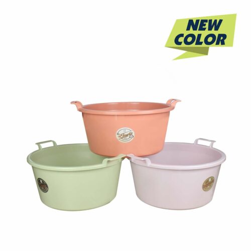 BASKOM PLASTIK SEDANG 12 LITER CLARIS TIPE TUFF 3253 RE: Warna Pastel Trendy, Ringan, dan Serbaguna untuk Kebutuhan Rumah Tangga Modern