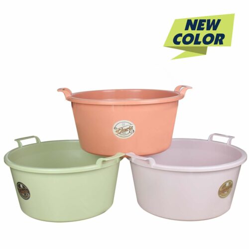 BASKOM PLASTIK SEDANG 24 LITER CLARIS TIPE TUFF 3251 RE | WARNA TRENDY, TAHAN LAMA, DAN MULTIFUNGSI