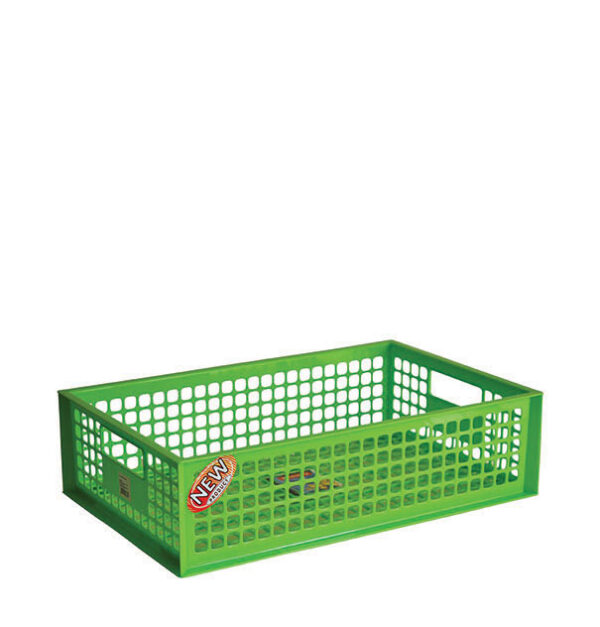 BOX CONTAINER INDUSTRI LUBANG LION STAR SL-4 MESH CONTAINER 01 | RAJA PLASTIK INDONESIA
