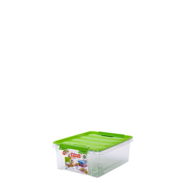BOX CONTAINER PLASTIK LION STAR JX-38 PURO CONTAINER No. 8 UKURAN 350 x 266 x H 129 mm | RAJA PLASTIK INDONESIA