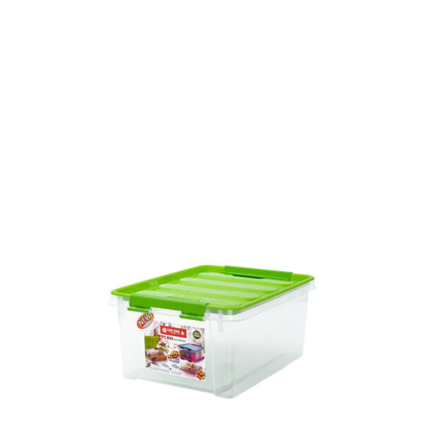 BOX CONTAINER PLASTIK LION STAR JX-39 PURO CONTAINER No. 10 UKURAN 350 x 266 x H 158 mm | RAJA PLASTIK INDONESIA