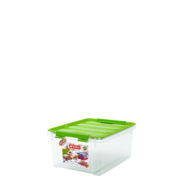BOX CONTAINER PLASTIK LION STAR JX-39 PURO CONTAINER No. 10 UKURAN 350 x 266 x H 158 mm | RAJA PLASTIK INDONESIA