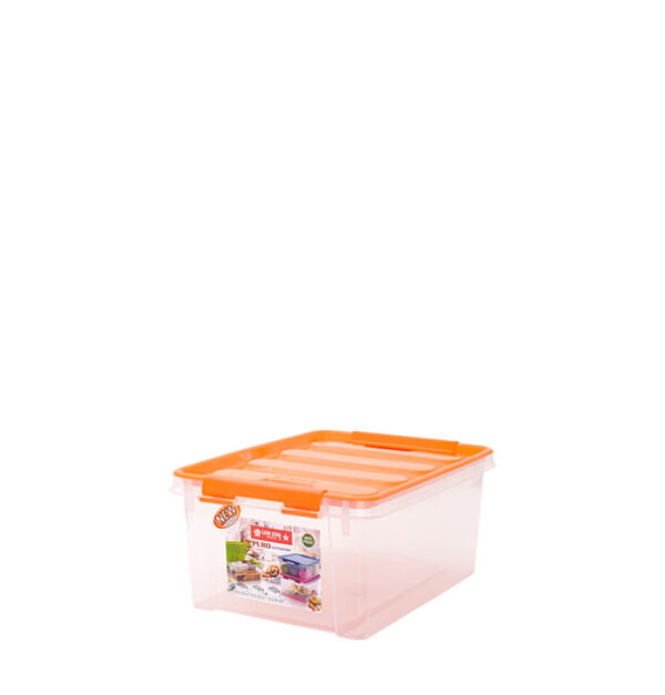 BOX CONTAINER PLASTIK LION STAR JX-39 PURO CONTAINER No. 10 UKURAN 350 x 266 x H 158 mm | RAJA PLASTIK INDONESIA