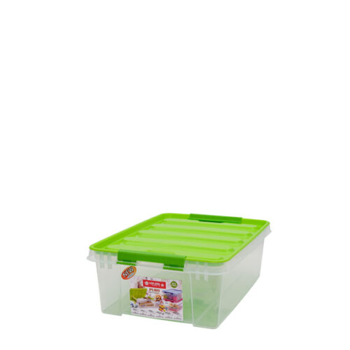 BOX CONTAINER PLASTIK LION STAR JX-41 PURO CONTAINER No. 15 UKURAN 458 x 322 x H 152 mm | RAJA PLASTIK INDONESIA