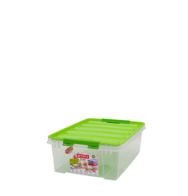 BOX CONTAINER PLASTIK LION STAR JX-41 PURO CONTAINER No. 15 UKURAN 458 x 322 x H 152 mm | RAJA PLASTIK INDONESIA