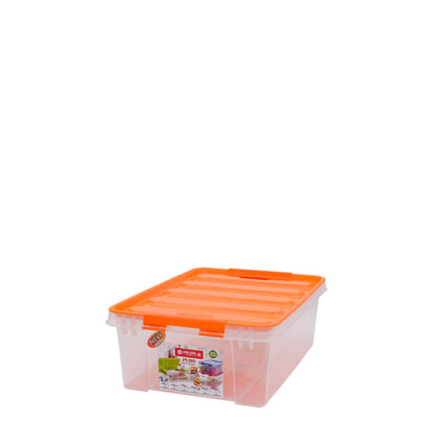 BOX CONTAINER PLASTIK LION STAR JX-41 PURO CONTAINER No. 15 UKURAN 458 x 322 x H 152 mm | RAJA PLASTIK INDONESIA