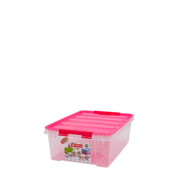 BOX CONTAINER PLASTIK LION STAR JX-41 PURO CONTAINER No. 15 UKURAN 458 x 322 x H 152 mm | RAJA PLASTIK INDONESIA