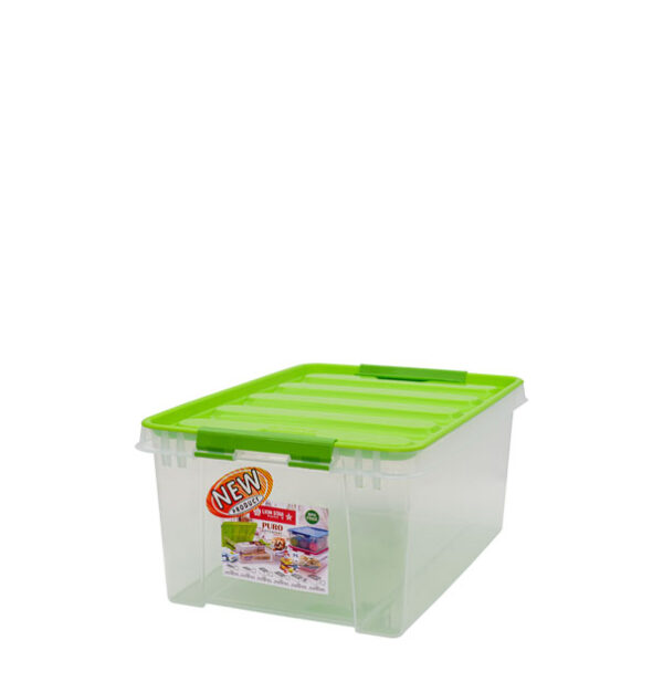 BOX CONTAINER PLASTIK LION STAR JX-42 PURO CONTAINER No. 20 UKURAN 458 x 322 x H 198 mm | RAJA PLASTIK INDONESIA