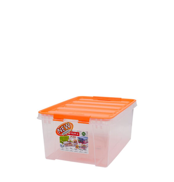 BOX CONTAINER PLASTIK LION STAR JX-42 PURO CONTAINER No. 20 UKURAN 458 x 322 x H 198 mm | RAJA PLASTIK INDONESIA