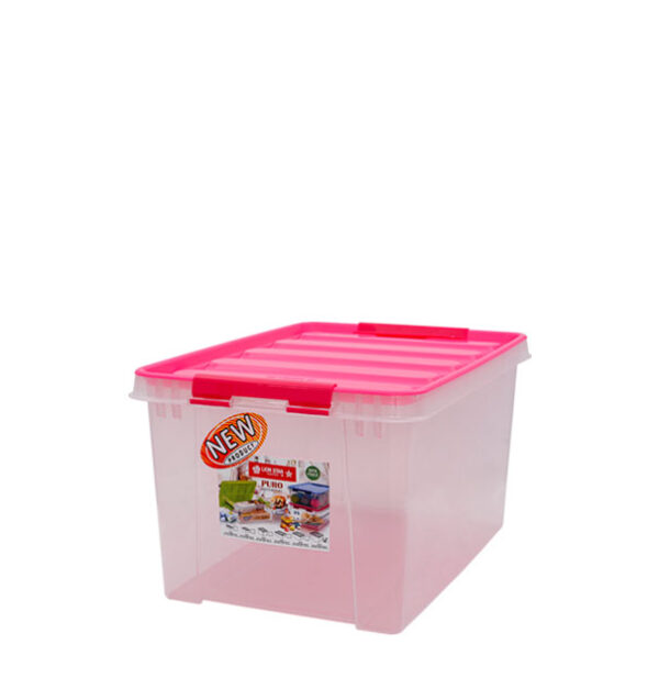 BOX CONTAINER PLASTIK LION STAR JX-43 PURO CONTAINER No. 25 UKURAN 458 x 322 x H 245 mm | RAJA PLASTIK INDONESIA