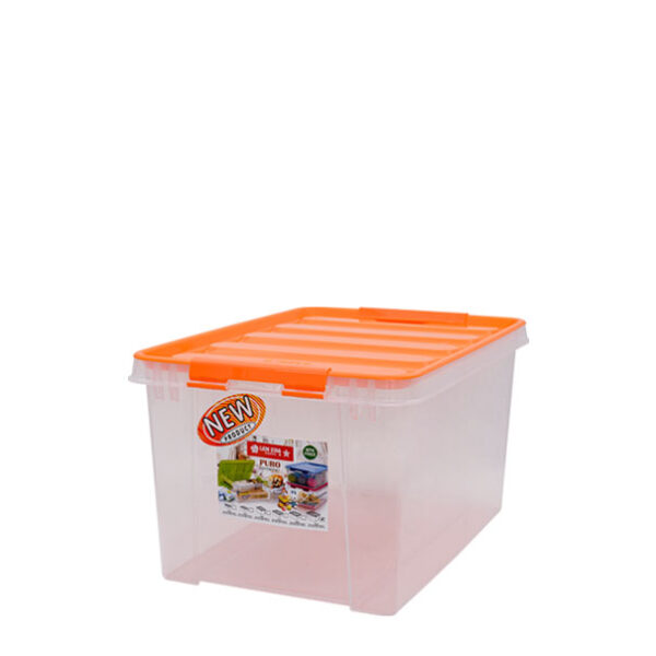 BOX CONTAINER PLASTIK LION STAR JX-43 PURO CONTAINER No. 25 UKURAN 458 x 322 x H 245 mm | RAJA PLASTIK INDONESIA