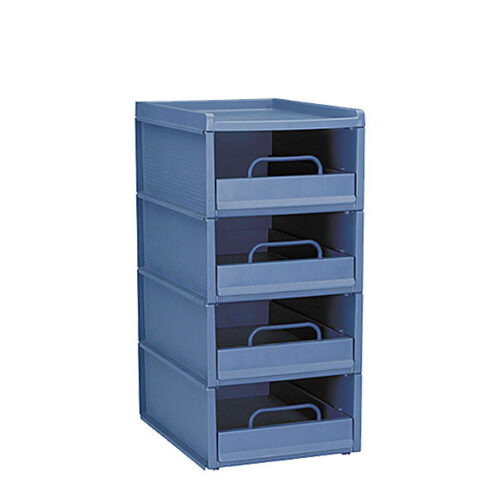 BOX PLASTIK SERBAGUNA 4 SUSUN LION STAR TC-8 TRAY MEDIUM UKURAN 470 x 357 x H 785 mm | RAJA PLASTIK INDONESIA