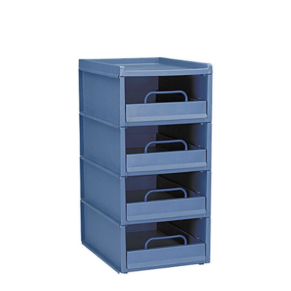 BOX PLASTIK SERBAGUNA 4 SUSUN LION STAR TC-8 TRAY MEDIUM UKURAN 470 x 357 x H 785 mm | RAJA PLASTIK INDONESIA