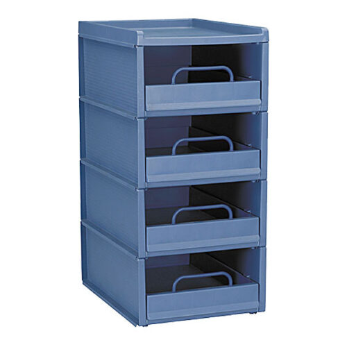BOX PLASTIK SERBAGUNA BESAR 4 SUSUN LION STAR TC-12 TRAY UKURAN 557 x 407 x H 857 mm | RAJA PLASTIK INDONESIA