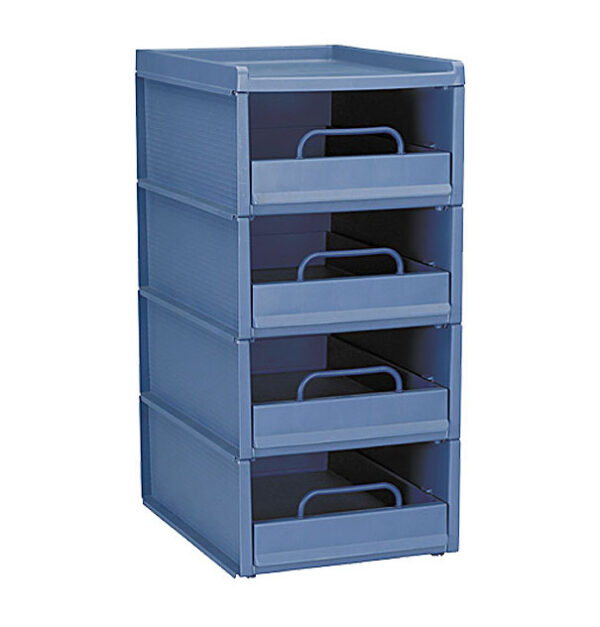 BOX PLASTIK SERBAGUNA BESAR 4 SUSUN LION STAR TC-12 TRAY UKURAN 557 x 407 x H 857 mm | RAJA PLASTIK INDONESIA