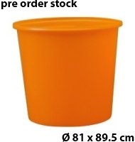 Bak Penampungan Air / Kolam Plastik Bulat 300 Liter Delta M-300 Ukuran D81 x T.89.5 cm | Raja Plastik Indonesia