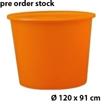 Bak Penampungan Air Kolam Plastik Bulat 500 Liter Delta M-500 Ukuran D.120 x T.91 cm Raja Plastik Indonesia