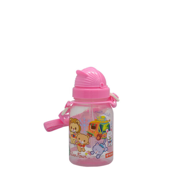 Botol Minum Anak Lucu 400 ml Lion Star NG-10 Marui Flask 701 Ukuran Ø 75 x H 160 mm | Raja Plastik Indonesia