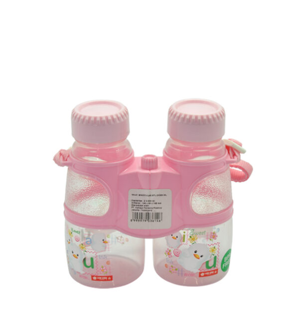 Botol Minum Anak Plastik Lucu Lion Star NN-41 Binocular Bottle 2 x 300 ml Ukuran 144 x 69 x H 148 mm | Raja Plastik Indonesia