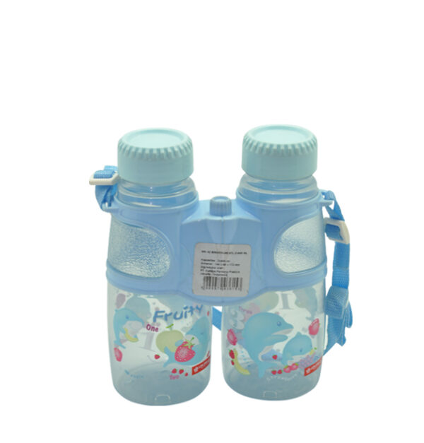 Botol Minum Anak Plastik Lucu Lion Star NN-42 Binocular Bottle 2 x 400 ml Ukuran 144 x 69 x H 173 mm | Raja Plastik Indonesia