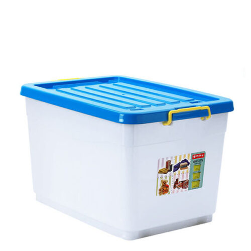 CONTAINER BOX PLASTIK 100 LITER LION STAR TIPE VC-20: WAGON CONTAINER PRAKTIS UNTUK PENYIMPANAN BESAR DI RUMAH, KANTOR, DAN INDUSTRI