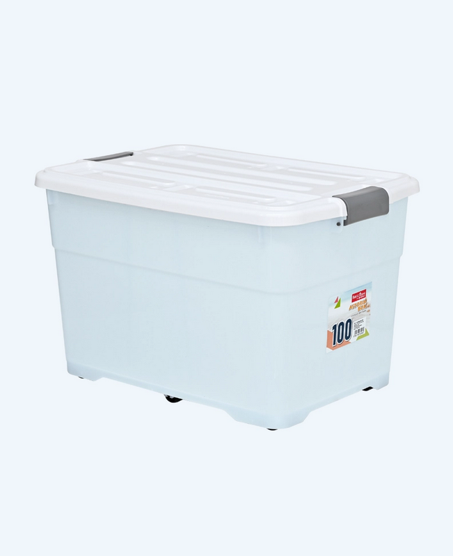 CONTAINER BOX PLASTIK 100 LITER TIPE BVC-8 ASTORIA BOX 100 | BASIC HOME