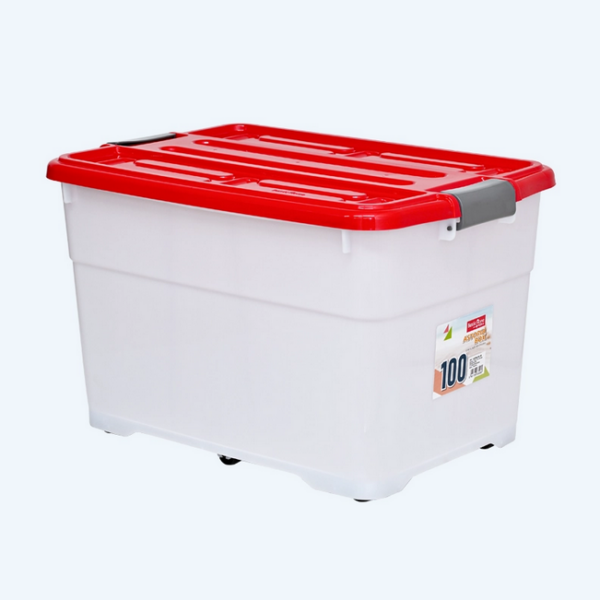 CONTAINER BOX PLASTIK 100 LITER TIPE BVC-8 ASTORIA BOX 100
