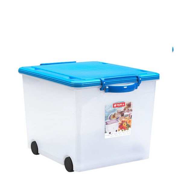 CONTAINER BOX PLASTIK 42 LITER RODA LION STAR TIPE VC-3 VIGO UKURAN 450 x 385 x H 345 mm | RAJA PLASTIK INDONESIA