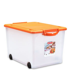 CONTAINER BOX PLASTIK 50 LITER RODA LION STAR TIPE VC-4 VIGO UKURAN 515 x 385 x H 345 mm | RAJA PLASTIK INDONESIA