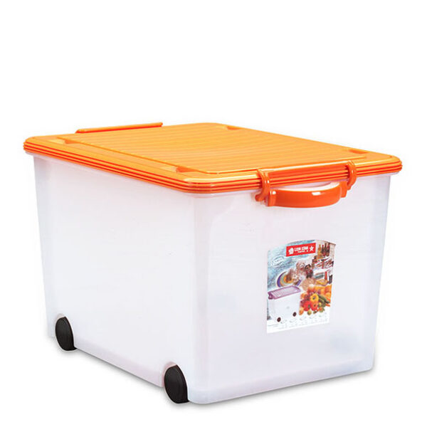 CONTAINER BOX PLASTIK 50 LITER RODA LION STAR TIPE VC-4 VIGO UKURAN 515 x 385 x H 345 mm | RAJA PLASTIK INDONESIA