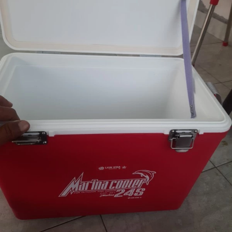 COOLER BOX 22 LITER / KOTAK PENDINGIN LION STAR I-18 MARINA 24S, Ukuran 445 x 263 x H 352 mm | Minimal Order 2 Pcs (1 Pack) | Raja Plastik Indonesia
