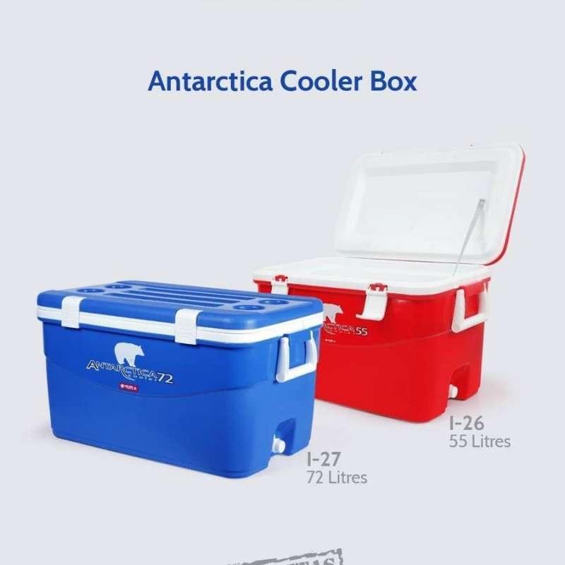 Cooler Box Besar Plastik 55 Liter Lion Star Antarctica I-26 Ukuran 664 x 401 x H 415 mm | Raja Plastik Indonesia