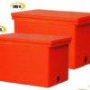 Cooler Box Besar 210 Liter Orange / Kotak Es / Peti Ikan Delta PC-210, Ukuran 97.5 x 58 x 60 cm | Raja Plastik Indonesia
