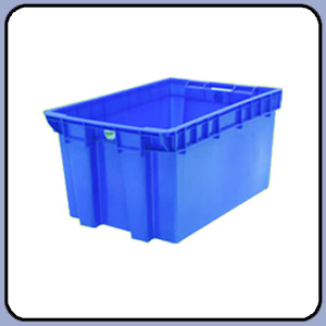 Container Box Plastik Industri 62 Liter Kirapac 7202 PLS Industrial Container Ukuran 62 x 43,5 x 32 cm | Raja Plastik Indonesia