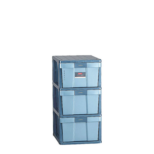 Container Lemari Plastik 3 Laci Lion Star CE-6 Capela Container L3 Ukuran 498 x 398 x H 793 mm | Raja Plastik Indonesia