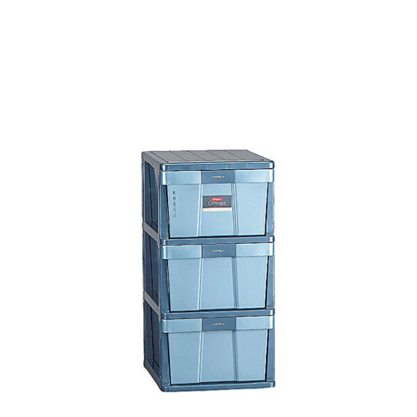 Container Lemari Plastik 3 Laci Lion Star CE-6 Capela Container L3 Ukuran 498 x 398 x H 793 mm | Raja Plastik Indonesia
