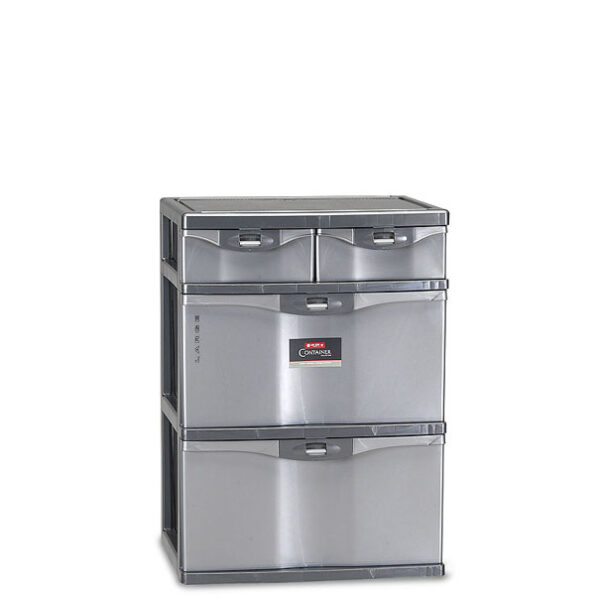 Container Lemari Plastik 3 Susun Lion Star PM-10 Primera Container SL2 Ukuran 510 x 430 x H 685 mm | Raja Plastik Indonesia