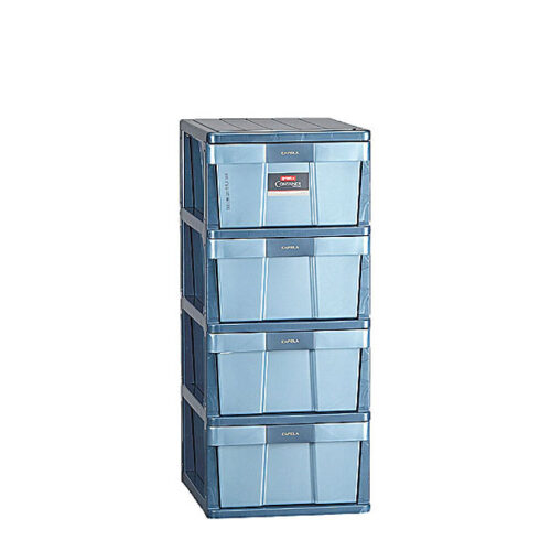 Container Lemari Plastik 4 Laci Lion Star CE-9 Capela Container M4 Ukuran 498 x 398 x H 932 mm | Raja Plastik Indonesia