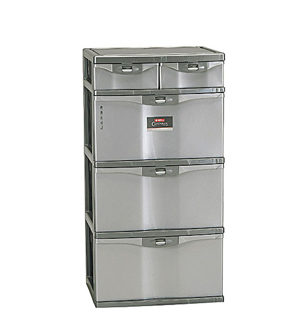 Container Lemari Plastik 4 Susun Lion Star PM-11 Primera Container SL3 Ukuran 510 x 430 x H 975 mm | Raja Plastik Indonesia