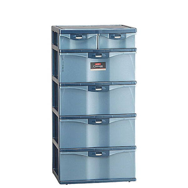 Container Lemari Plastik 5 Susun Lion Star PM-8 Primera Container SM4 Ukuran 510 x 430 x H 1015 mm | Raja Plastik Indonesia