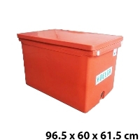 Cooler Box Besar / Kotak Pendingin Orange 200 Liter Delta Cooler PC-200 Ukuran 96.5 x 60 x 61.5 cm | Raja Plastik Indonesia