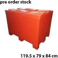 Cooler Box Besar / Kotak Pendingin Orange 450 Liter Delta Cooler PC-450 Ukuran 119.5 x 79 x 84 cm | Raja Plastik Indonesia