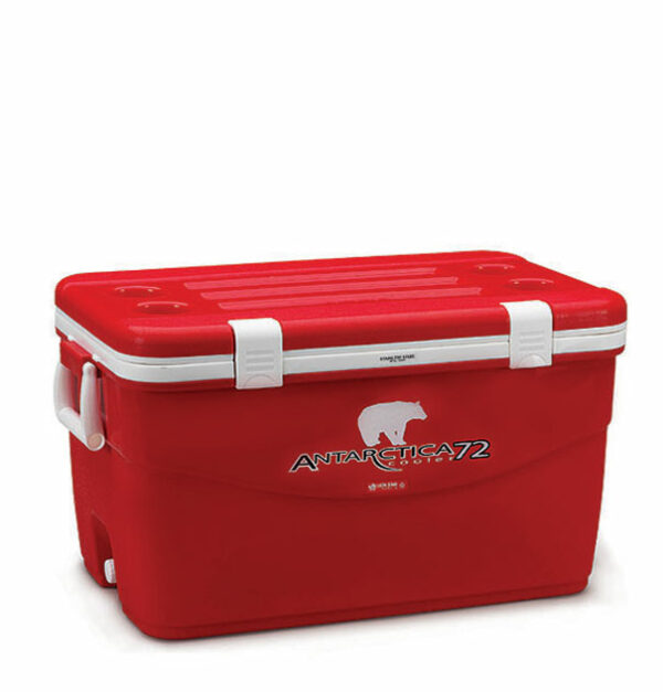 Cooler Box Besar Plastik 72 Liter Lion Star Antarctica I-27 Cooler Box Besar Plastik 72 Liter Lion Star Antarctica I-27 Ukuran 750 x 443 x H 413 mm | Raja Plastik Indonesia