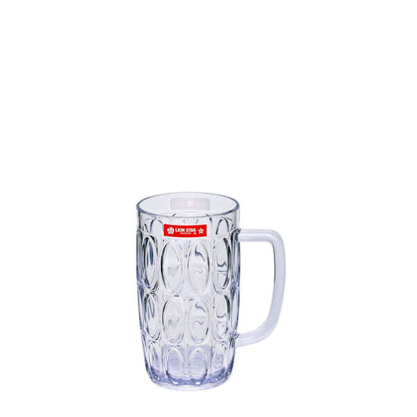 Gelas Plastik Bening Lion Star GC-39 Ocha Glass 450 ml w/ Handle Ukuran 78 x 113 x H 133 mm | Raja Plastik Indonesia
