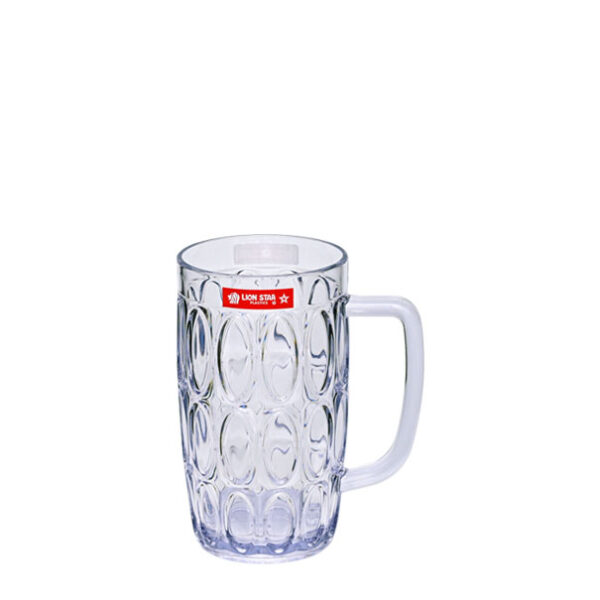 Gelas Plastik Bening Lion Star GC-41 Ocha Glass 630 ml w/ Handle Ukuran 87 x 125 x H 151 mm | Raja Plastik Indonesia