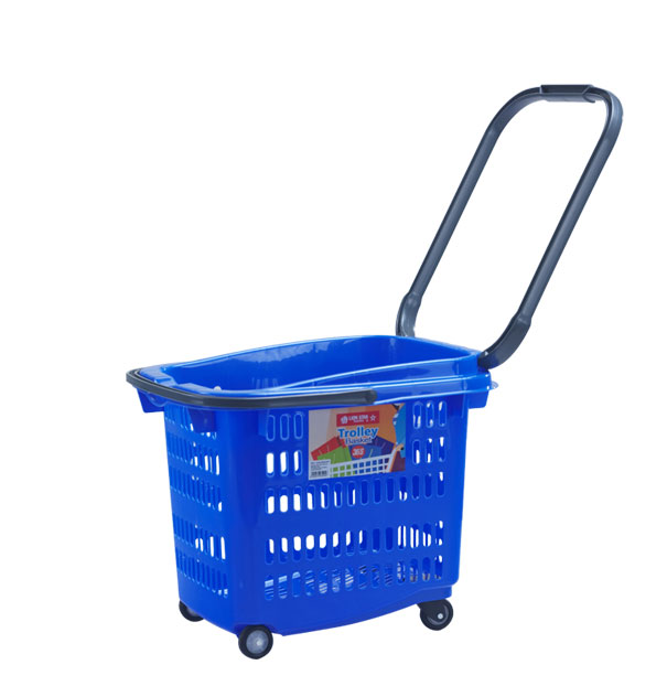 KERANJANG BELANJA PLASTIK TARIK LION STAR BW-31 TROLLEY BASKET 36 S | RAJA PLASTIK INDONESIA