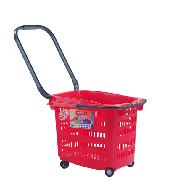 KERANJANG BELANJA PLASTIK TARIK LION STAR BW-31 TROLLEY BASKET 36 S | RAJA PLASTIK INDONESIA