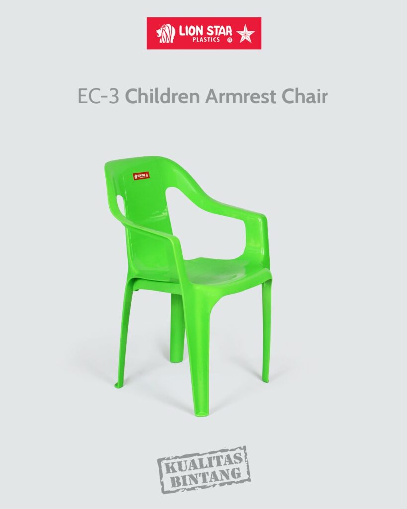 KURSI PLASTIK ANAK LION STAR TIPE EC-3 CHILD ARMREST CHAIR | RAJA PLASTIK INDONESIA