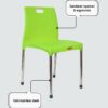 Kursi Plastik Sandaran Lion Star Tipe EC-39 Sorrento Chair: KURSI PLASTIK SANDARAN LION STAR Berkualitas untuk Berbagai Kebutuhan